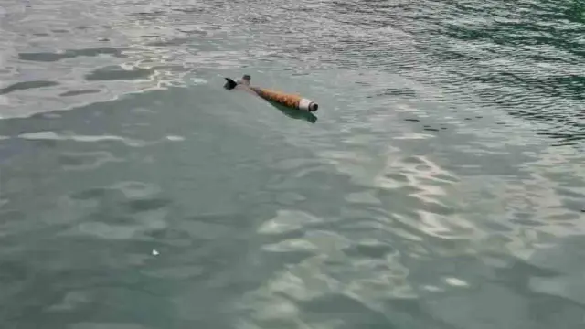 Rocket-like object spotted on sea off Artvin