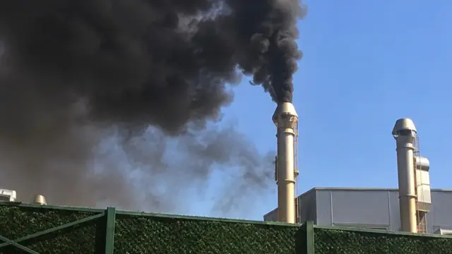 Statement issued regarding black smoke rising from factory in Dilovası