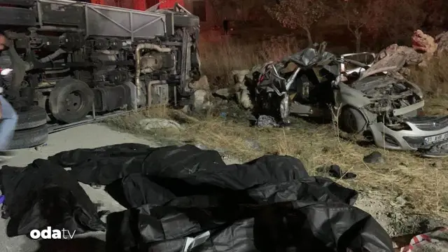 Road crash on Gaziantep-Nurdağı road kills 7, including 2 children
