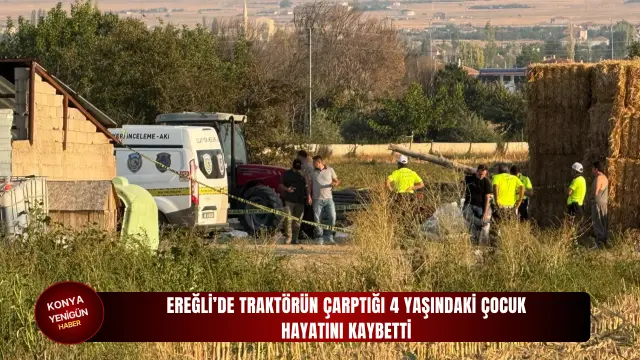 4-year-old child dies after being struck by reversing tractor in Konya